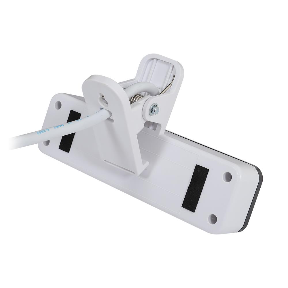 รางปลั๊กไฟ 2 ช่อง 1 สวิตช์ แคลมป์ ELECKTA ET-C213BK 3 เมตร สีขาว/ดำ