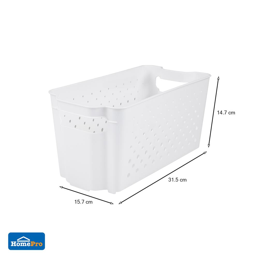 ตะกร้าเก็บของซ้อนได้15.7x31.5x14.7ซมMONO