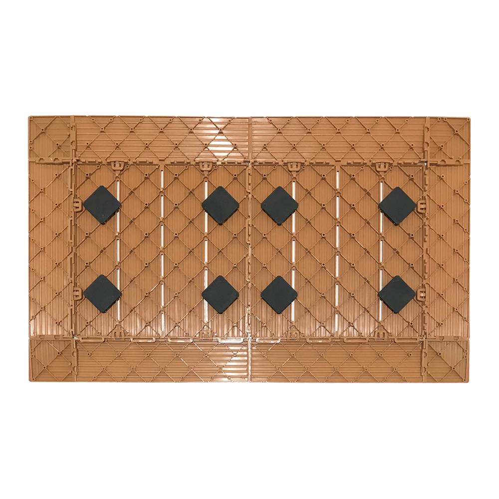 แผ่นกันลื่น ME LIVING SHUTTER 45x75 ซม. สีน้ำตาลอ่อน