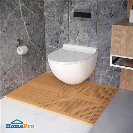 แผ่นกันลื่น ME LIVING SHUTTER 45x75 ซม. สีน้ำตาลอ่อน_2