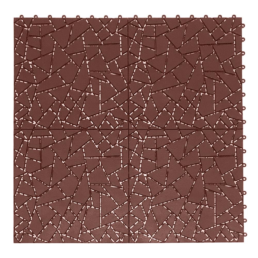 แผ่นกันลื่น HOME LIVING STYLE DIAMOND 27.5X27.5 ซม. สีโอ๊ค