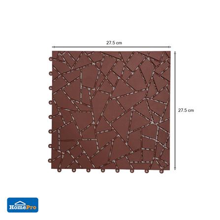 แผ่นกันลื่น HOME LIVING STYLE DIAMOND 27.5X27.5 ซม. สีโอ๊ค_5