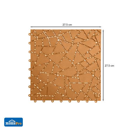 แผ่นกันลื่น ME LIVING DIAMOND 27.5X27.5 ซม. สีน้ำตาลอ่อน_5