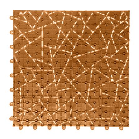 แผ่นกันลื่น ME LIVING DIAMOND 27.5X27.5 ซม. สีน้ำตาลอ่อน_2