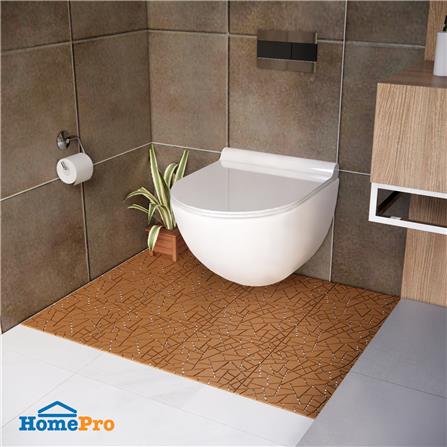 แผ่นกันลื่น ME LIVING DIAMOND 27.5X27.5 ซม. สีน้ำตาลอ่อน_3