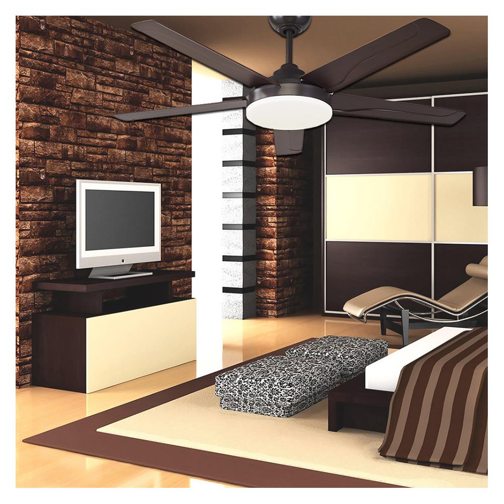 พัดลมโคมไฟ WINFAVOUR TC48 WF552C 52 นิ้ว สีน้ำตาล 1 หัว