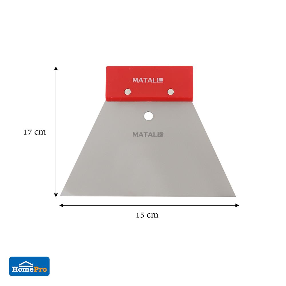 เกรียงปาดด้ามพลาสติก MATALL 7 นิ้ว