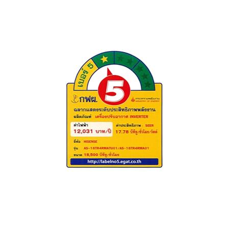 แอร์ผนัง HISENSE AS-18TR4RMATU01 18500 บีทียู อินเวอร์เตอร์_3