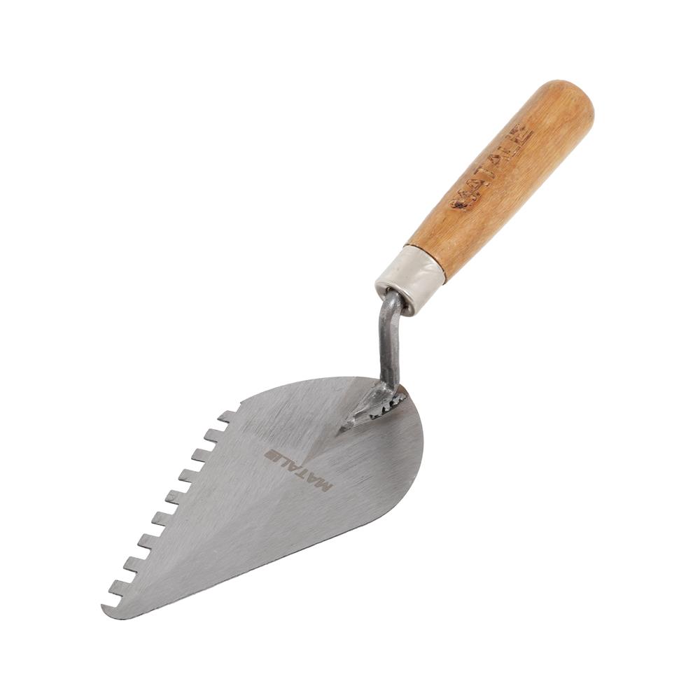 เกรียงสามเหลี่ยมมีฟัน ด้ามไม้ MATALL 6 นิ้ว