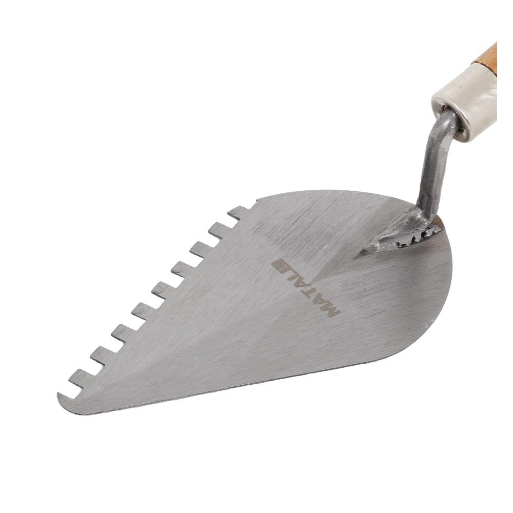 เกรียงสามเหลี่ยมมีฟัน ด้ามไม้ MATALL 6 นิ้ว