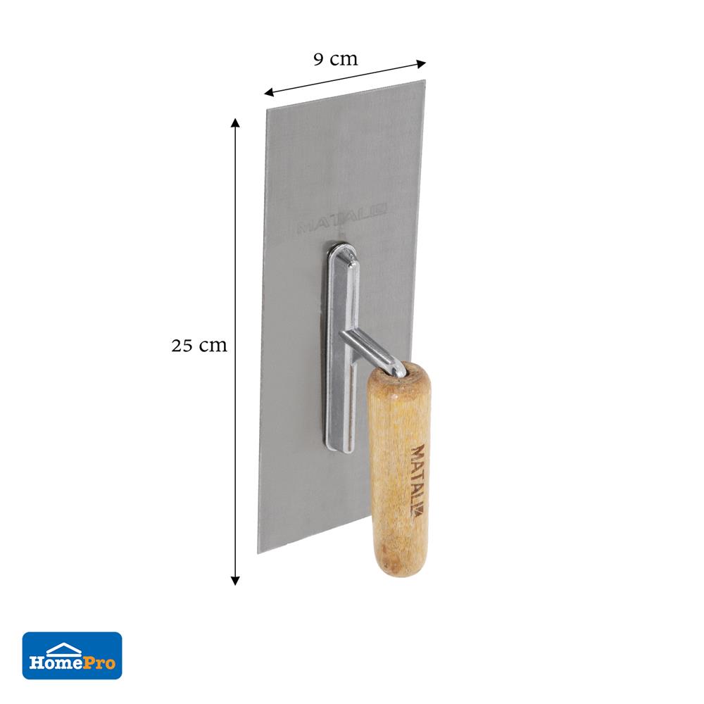 เกรียงขัดมัน ด้ามไม้ MATALL 10 นิ้ว