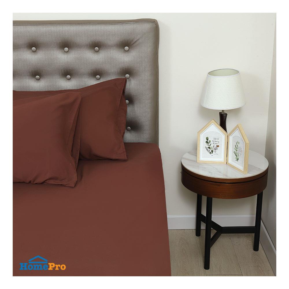 ชุดผ้าปู TOPPER 5 ฟุต 3 ชิ้น HOME LIVING STYLE LISA สีน้ำตาล