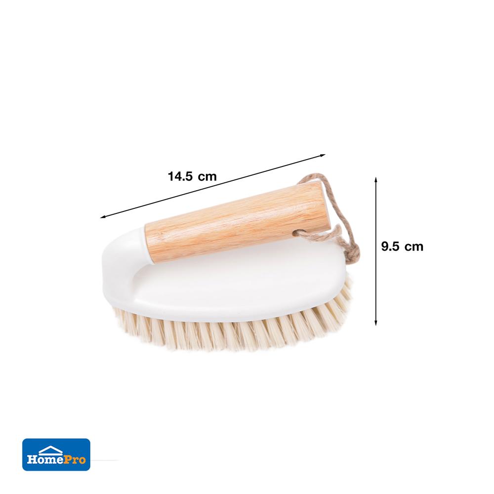 แปรงทำความสะอาดทรงเตารีด ACCO MOKU สีขาว