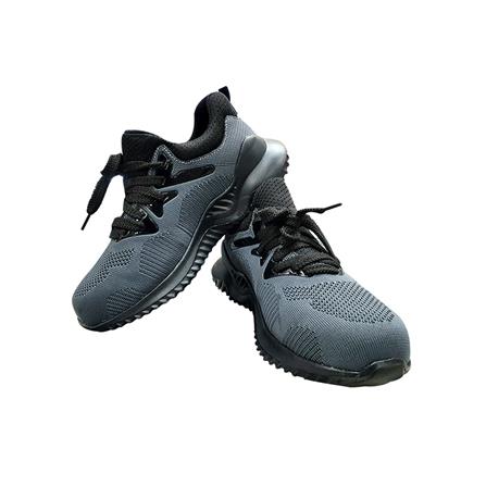 รองเท้านิรภัยผ้า พื้นยาง DEXZON LJ-20680 เบอร์ 40 สีเทา