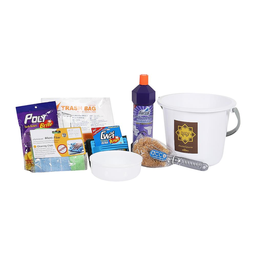 ชุดถังสังฆทานบุญสะอาด