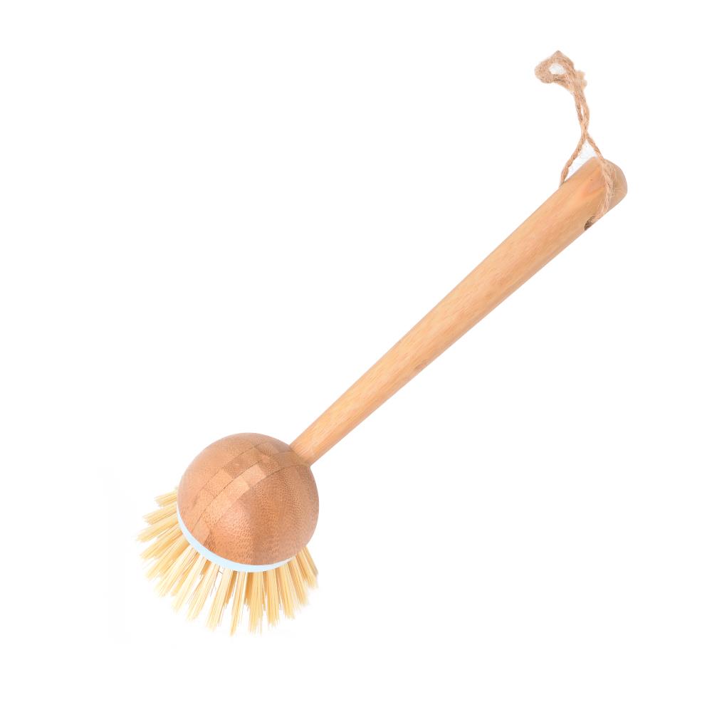 แปรงทำความสะอาดทรงกลมด้ามสั้น ACCO MOKU สีขาว