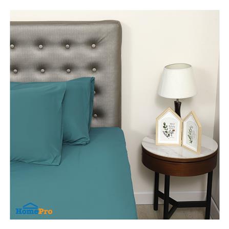 ชุดผ้าปู TOPPER 5 ฟุต 3 ชิ้น HOME LIVING STYLE LISA สีเขียว_2