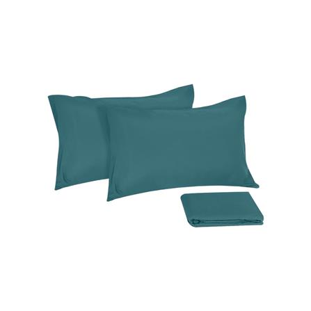 ชุดผ้าปู TOPPER 5 ฟุต 3 ชิ้น HOME LIVING STYLE LISA สีเขียว_3