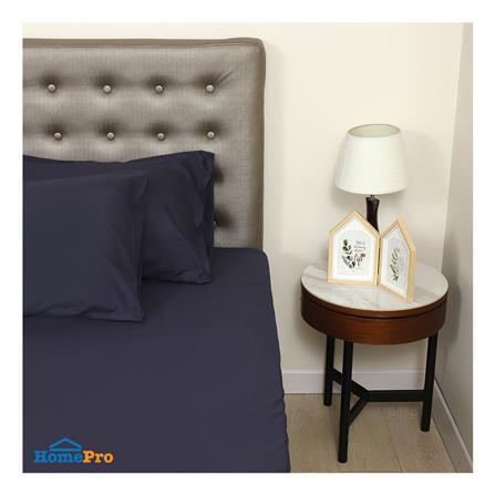 ชุดผ้าปู TOPPER 6 ฟุต 3 ชิ้น HOME LIVING STYLE LISA สีกรมท่า_2