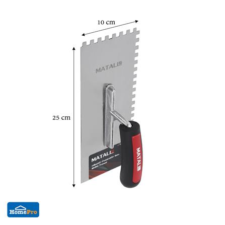 เกรียงหวีด้ามพลาสติก MATALL 6 มม._3