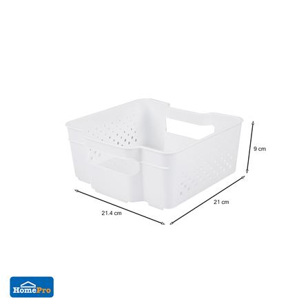 ตะกร้าเก็บของซ้อนได้ 21.4x21x9 ซม.MONO_6