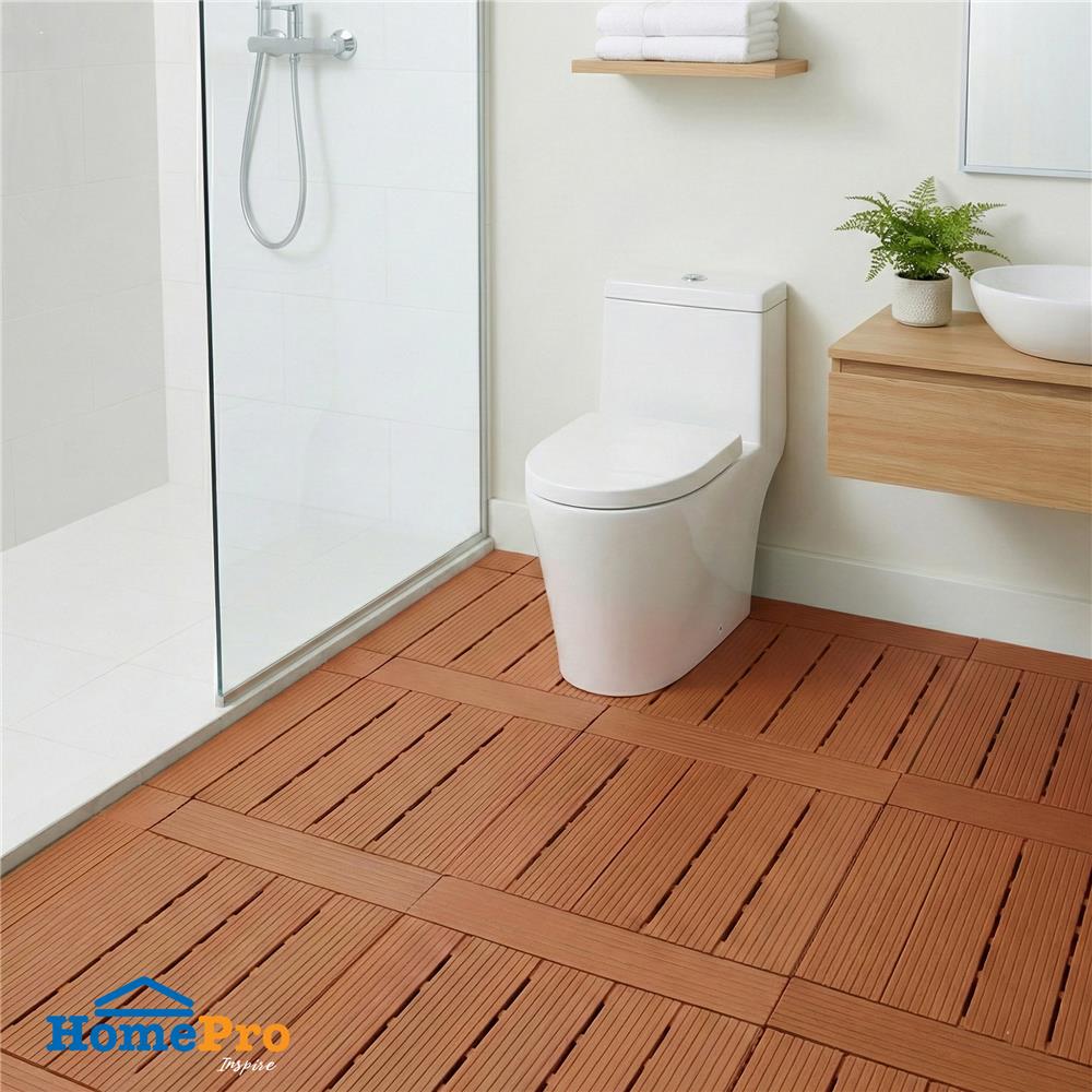 แผ่นกันลื่น HOME LIVING STYLE SHUTTER 45x75 ซม. สีน้ำตาลเข้ม