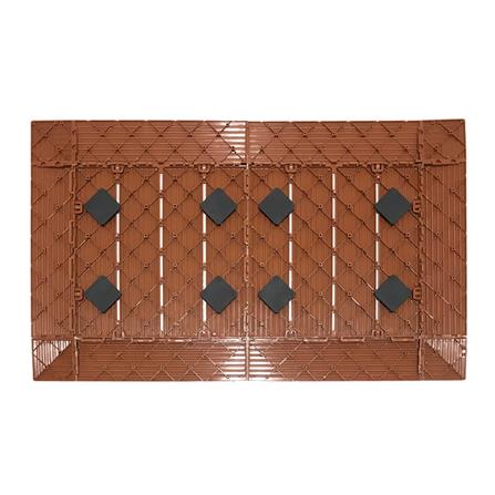 แผ่นกันลื่น HOME LIVING STYLE SHUTTER 45x75 ซม. สีน้ำตาลเข้ม_1