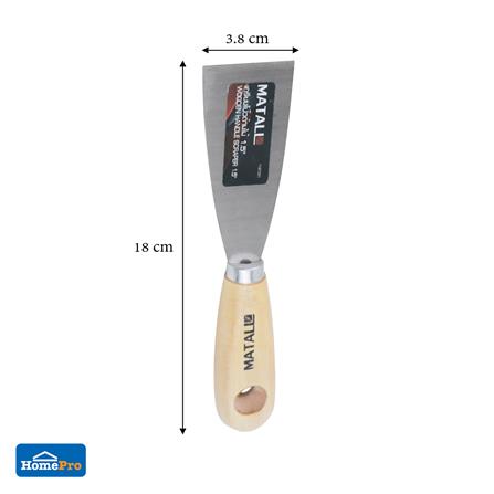 เกรียงโป๊วด้ามไม้ MATALL 1.5 นิ้ว_3