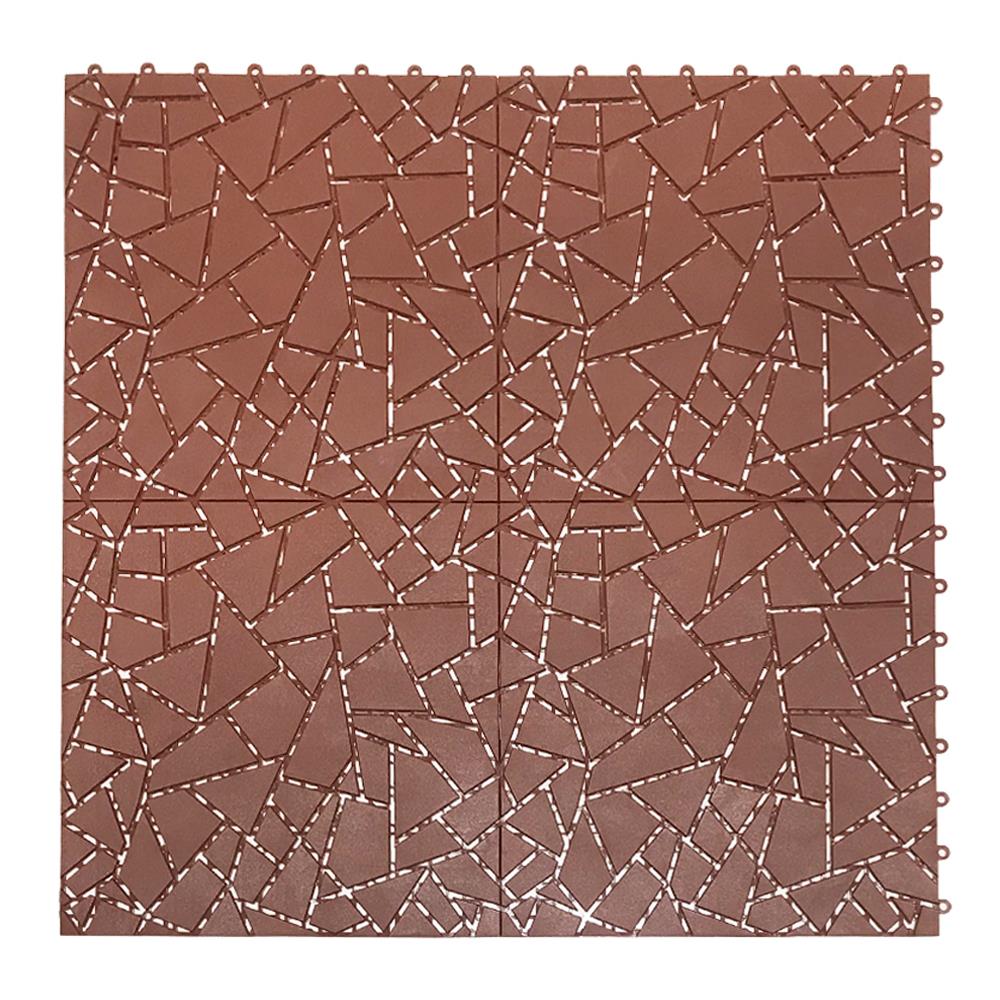 แผ่นกันลื่น HOME LIVING STYLE DIAMOND 27.5X27.5 ซม. สีน้ำตาลเข้ม