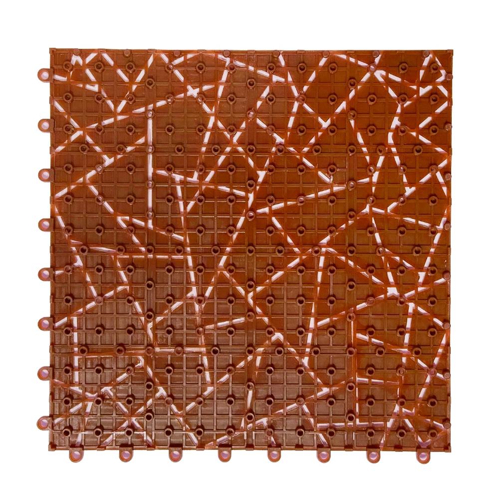 แผ่นกันลื่น HOME LIVING STYLE DIAMOND 27.5X27.5 ซม. สีน้ำตาลเข้ม