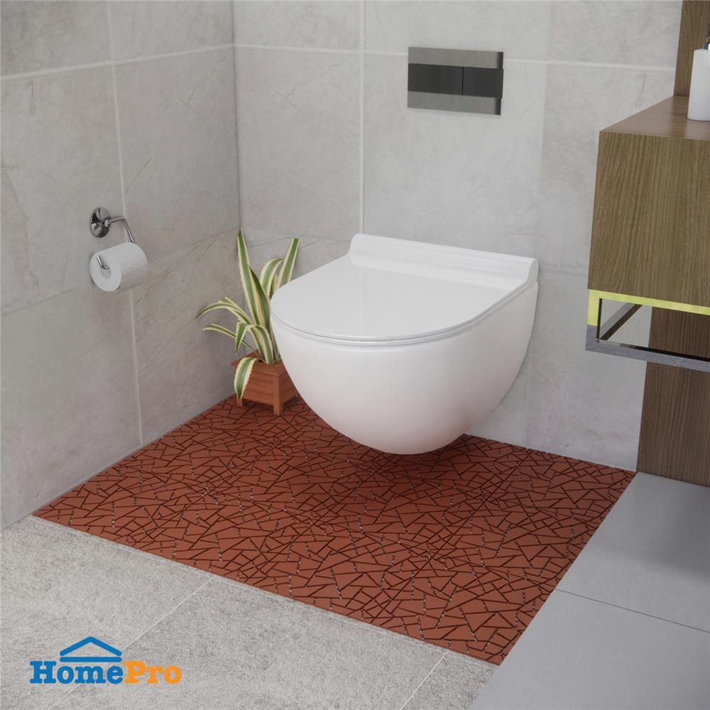 แผ่นกันลื่น HOME LIVING STYLE DIAMOND 27.5X27.5 ซม. สีน้ำตาลเข้ม