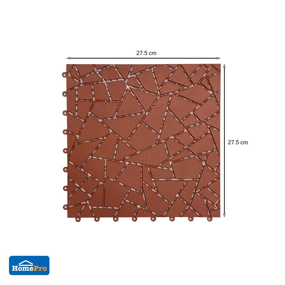 แผ่นกันลื่น HOME LIVING STYLE DIAMOND 27.5X27.5 ซม. สีน้ำตาลเข้ม