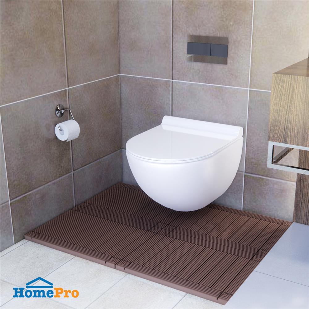 แผ่นกันลื่น HOME LIVING STYLE SHUTTER 45x75 ซม. สีโอ๊ค