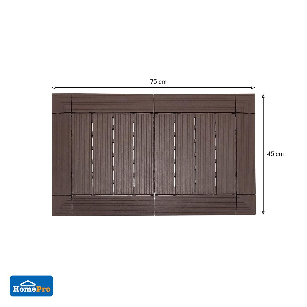 แผ่นกันลื่น HOME LIVING STYLE SHUTTER 45x75 ซม. สีโอ๊ค