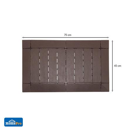 แผ่นกันลื่น HOME LIVING STYLE SHUTTER 45x75 ซม. สีโอ๊ค_5