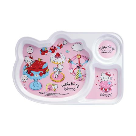 ถาดหลุมเมลามีน 12 นิ้ว SUPERWARE KITTY MY DAY