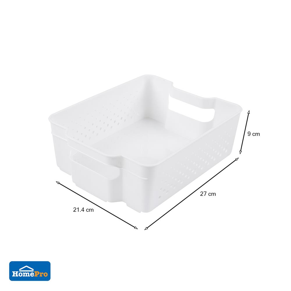 ตะกร้าเก็บของซ้อนได้ 21.4x27x9 ซม.MONO
