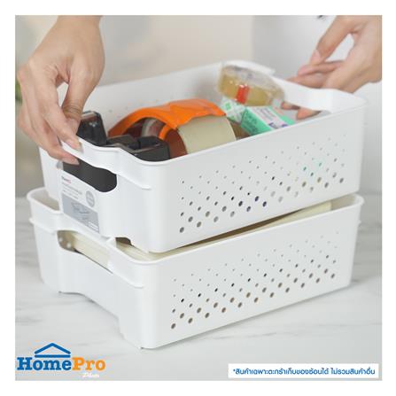 ตะกร้าเก็บของซ้อนได้ 21.4x27x9 ซม.MONO_4