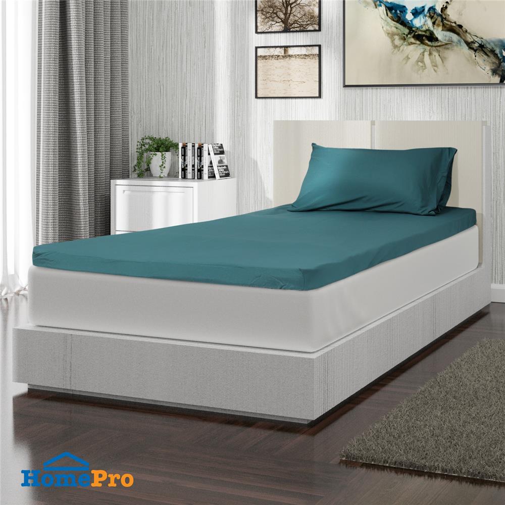 ชุดผ้าปู TOPPER 3.5 ฟุต 2 ชิ้น HOME LIVING STYLE LISA สีเขียว