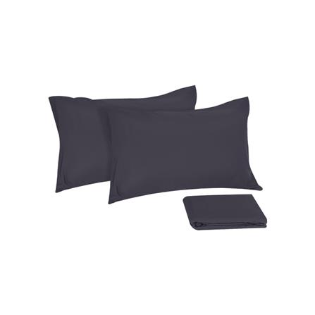 ชุดผ้าปู TOPPER 5 ฟุต 3 ชิ้น HOME LIVING STYLE LISA สีกรมท่า_3