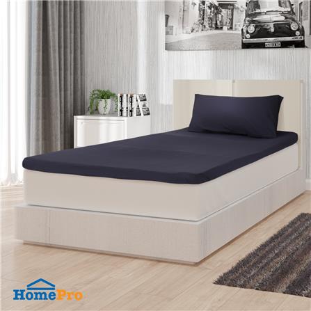 ชุดผ้าปู TOPPER 3.5 ฟุต 2 ชิ้น HOME LIVING STYLE LISA สีกรมท่า