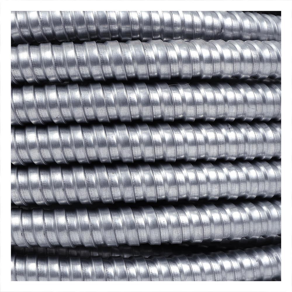 ท่ออ่อนเหล็ก ELECKTA 1/2 นิ้ว 50 ม. สีเงิน