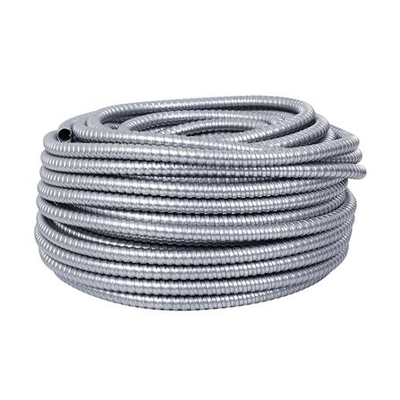 ท่ออ่อนเหล็ก ELECKTA 1/2 นิ้ว 50 ม. สีเงิน