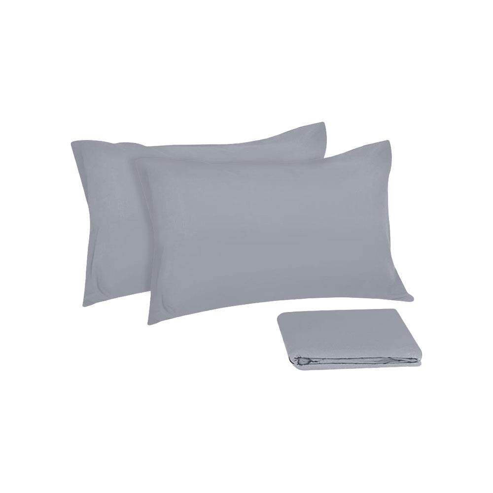 ชุดผ้าปู TOPPER 6 ฟุต 3 ชิ้น HOME LIVING STYLE LISA สีเทา