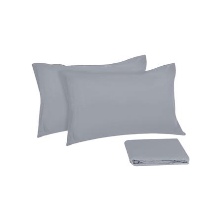 ชุดผ้าปู TOPPER 6 ฟุต 3 ชิ้น HOME LIVING STYLE LISA สีเทา_3