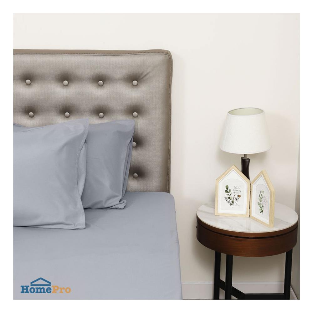 ชุดผ้าปู TOPPER 5 ฟุต 3 ชิ้น HOME LIVING STYLE LISA สีเทา