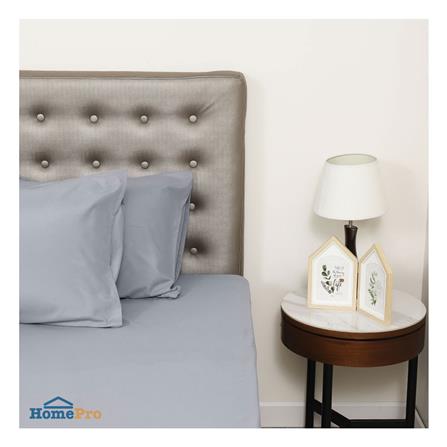 ชุดผ้าปู TOPPER 5 ฟุต 3 ชิ้น HOME LIVING STYLE LISA สีเทา_2