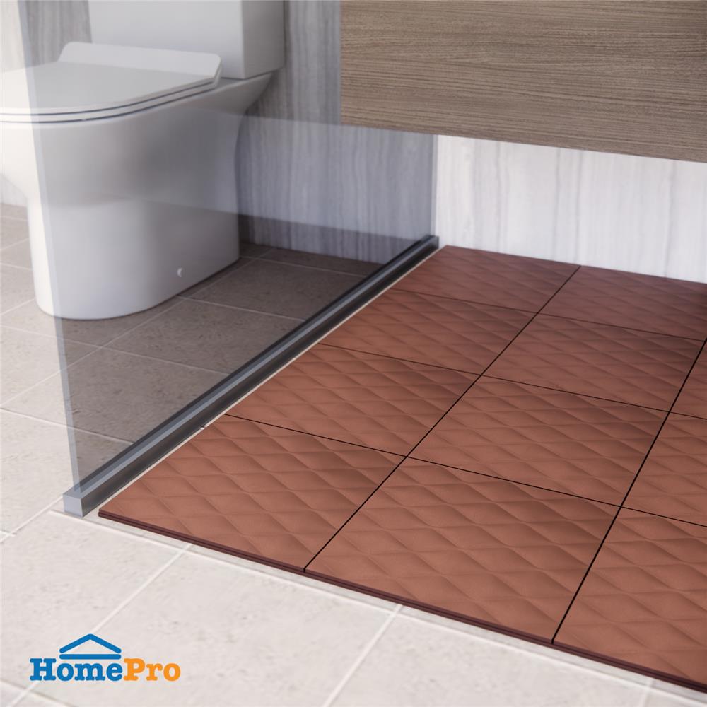 แผ่นกันลื่น HOME LIVING STYLE ELLA 27.5X27.5 ซม. สีน้ำตาลเข้ม