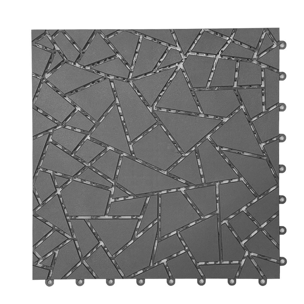 แผ่นกันลื่น HOME LIVING STYLE DIAMOND 27.5X27.5 ซม. สีเทา