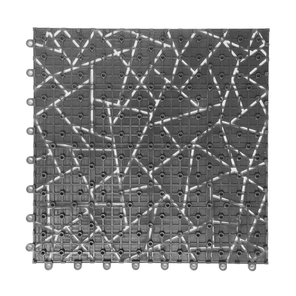 แผ่นกันลื่น HOME LIVING STYLE DIAMOND 27.5X27.5 ซม. สีเทา